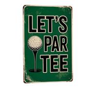 Vamos A Jugar Al Golf Letrero De Estaño Letreros Metalicos Vintage Cartel De Hojalata Para Biblioteca Pub Sala De Estar 20X30cm