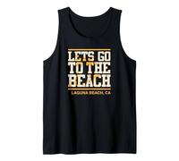 Vamos a la Playa Laguna Beach California Camiseta sin Mangas