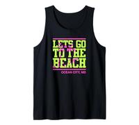 Vamos a la Playa Ocean City Maryland Camiseta sin Mangas