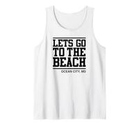 Vamos a la Playa Ocean City Maryland Camiseta sin Mangas