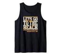 Vamos a la Playa Ocean City Maryland Camiseta sin Mangas