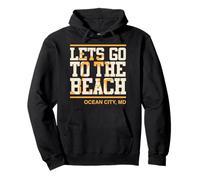 Vamos a la Playa Ocean City Maryland Sudadera con Capucha