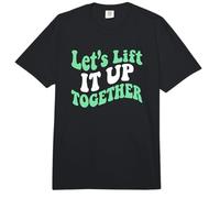 Vamos a levantarlo Juntos Powerlifting Strength Atleta Comfort Colors Adult Heavyweight T-Shirt