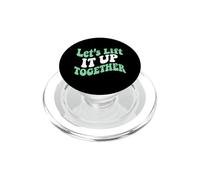 Vamos a levantarlo Juntos Powerlifting Strength Atleta PopSockets PopGrip para MagSafe