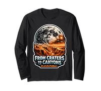 Vamos a Marte Misión de exploración de Marte a Marte Planeta Rojo Manga Larga