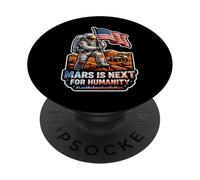 Vamos a Marte Misión de exploración de Marte a Marte Planeta Rojo PopSockets PopGrip Adhesivo