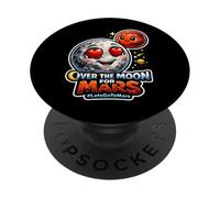 Vamos a Marte Misión de exploración de Marte a Marte Planeta Rojo PopSockets PopGrip Adhesivo