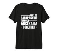 Vamos a mochileros por Australia Juntos Camiseta Premium