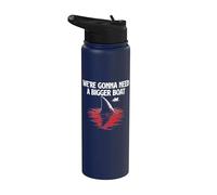 Vamos a necesitar un barco más grande - Shark Lover Marine Biology Stainless Steel Insulated Water Bottle