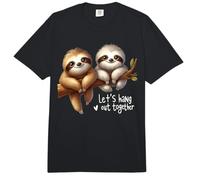 Vamos a Pasar el rato Juntos Lindo Perezoso Pareja Comfort Colors Adult Heavyweight T-Shirt