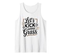 Vamos A Patear A Una Mamá De Fútbol De Hierba Camiseta sin Mangas