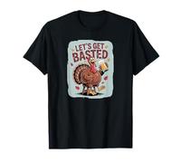 Vamos a Poner Pavo bañado Bebiendo Cerveza Saludos al día de Turquía Camiseta
