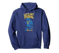 ¡Vamos a ser ferales! Explorador de Senderismo Mapache Scouting America Sudadera con Capucha