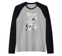 Vamos a ser golpeado Día de Transferencia FIV Mamá Fertilidad Mujeres Camiseta Manga Raglan