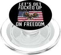 Vamos a ser jodido en la libertad patriótica PopSockets PopGrip para MagSafe