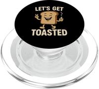 Vamos a ser tostados Pan de Dibujos Animados Humor Retro PopSockets PopGrip para MagSafe