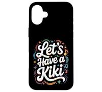 Vamos a Tener una Fiesta del Orgullo Gay de Kiki Fiesta Rainbow LGBT Celebración Carcasa para iPhone 16 Plus