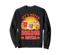 Vamos a Ver películas de Terror Halloween Funny Ghost Skeleton Sudadera
