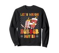 Vamos a Ver películas de Terror Halloween Funny Ghost Skeleton Sudadera