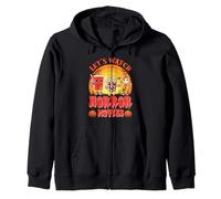 Vamos a Ver películas de Terror Halloween Funny Ghost Skeleton Sudadera con Capucha