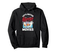 Vamos a Ver películas de Terror Halloween Funny Ghost Skeleton Sudadera con Capucha