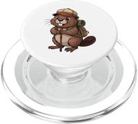 Vamos - Aventura de senderismo con castor PopSockets PopGrip para MagSafe
