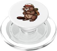Vamos - Aventura de senderismo con castor PopSockets PopGrip para MagSafe