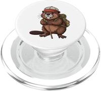 Vamos - Aventura de senderismo con castor PopSockets PopGrip para MagSafe