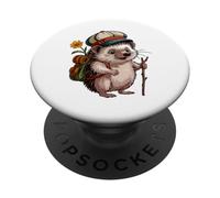 Vamos - aventura de senderismo con un erizo PopSockets PopGrip Adhesivo