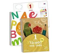 Vamos con todo 1. Primer trimestre. + Lectoescritura + Material manipulativo