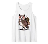 Vamos de excursión aventura con búho Camiseta sin Mangas