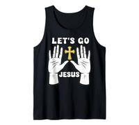 Vamos Jesús Entusiasta de la fe Cristiana Camiseta sin Mangas