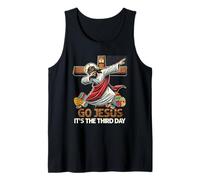 ¡Vamos, Jesús! Es el Tercer día, Divertido, golpeando a Jesús, el día de Pascua Camiseta sin Mangas