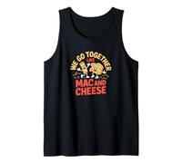 Vamos Juntos como Mac con Queso Pareja Divertida Camiseta sin Mangas