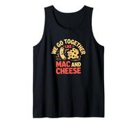 Vamos Juntos como Mac con Queso Pareja Divertida Camiseta sin Mangas