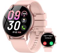 vamout Reloj Inteligente Mujer, 1.39" Display Smartwatch con Llamadas, Smart Watch Monitor de Sueño/SpO2, Podómetro, 120+ Modos Deportivos, IP68 Impermeable Reloj Deportivo para Android iOS, Rose