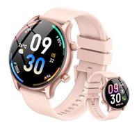 vamout Reloj Inteligente Mujer,1.39" HD Smartwatch Mujer con Llamadas y Voz de Al, Notificaciones, Reloj Deportivo con Pulsómetro/SpO2/Monitor de Sueño,120+ Modos Deportes,IP68 Impermeable