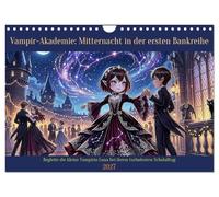 Vampir-Akademie: Mitternacht in der ersten Bankreihe (Wandkalender 2027 DIN A4 quer), CALVENDO Monatskalender: Begleite die kleine Vampirin Luna bei ihrem turbulenten Schulalltag