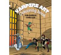 Vampire art book: Fun and spooky colouring art book for all ages