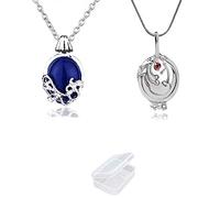 Vampire Collar y collar de Elena Gilbert de Katherine Pierce con caja de almacenamiento, 2 unidades, Metal