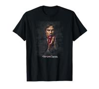 VAMPIRE DIARIES Camiseta Damon Frutas Unisex Adulto Negro Manga Larga Talla S EU 32x16