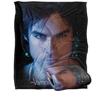 Vampire Diaries Damon Eyes Officially Licensed Silky Touch Super Soft Throw Blanket 152 x 127 cm