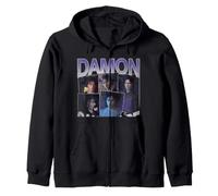 Vampire Diaries Damon Salvatore Homage Sudadera con Capucha