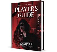 VAMPIRE MASQUERADE RPG PLAYERS GUIDE HC | Libro V5 con 7 clanes, más de 40 opciones y sistemas de coterie; requiere el V5 Core Rulebook; 18+