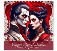 Vampire Pairs of Darkness (Wall Calendar 2026 12" x 24" / 30 x 60 cm (Open)) CALVENDO 12 Month Wall Calendar
