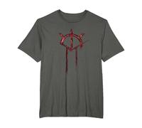 Vampire: The Masquerade Bloodlines 2 Icono Rojo Camiseta, Hombre Tallas Grandes, Asfalto, 6X Alto