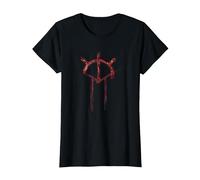 Vampire: The Masquerade Bloodlines 2 Icono Rojo Camiseta, Mujer, Negro, M