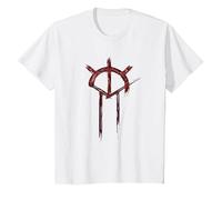 Vampire: The Masquerade Bloodlines 2 Icono Rojo Camiseta, Niños, Blanco, 3 años