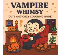 Vampire Whimsy: A Cute and Cozy Vampire Coloring Book for Adults and Teens featuring Spooky-Sweet Scenes for Relaxation and Fun