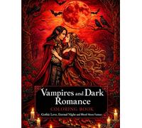 Vampires and Dark Romance Coloring Book: Gothic Love, Eternal Night and Blood Moon Fantasy Designs for Relaxation